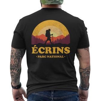 Écrins Parc National France Paradis Randonnée T-shirt imprimé au dos - Cadeauxyz
