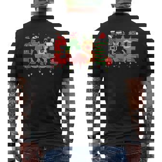 ECSE Early Childhood Special Education SPED Team Christmas Men's Back Print T-Shirt | Mazezy