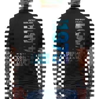 Edición Limitada Noviembre 1975 Retro 1975Intage 1975 Camiseta Hombre Estampado Espalda - Regaloses