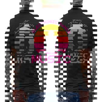EDM Rave DJ Electronic Dance Music Men's Back Print T-Shirt | Mazezy
