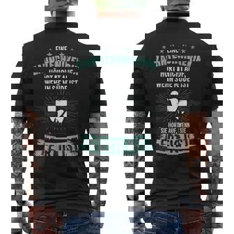 Eine Zahntechnikerin Hört Nicht Auf Wennie Müde Ist T-Shirt mit Rückendruck - Seseable