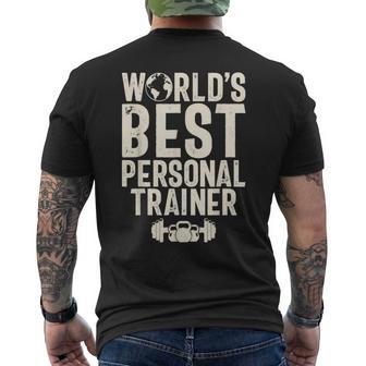 El Mejor Entrenador Personal Del Mundo Camiseta Hombre Estampado Espalda - Regaloses