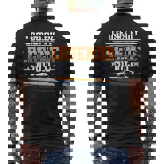 Electric Remote Control Boat Model Legends RC Boat Captain Men's Back Print T-Shirt | Mazezy