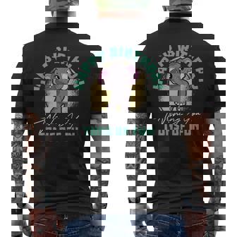 Elephant Birthday Tons Of Fun Party Safari Jungle Zookeeper Men's Back Print T-Shirt | Mazezy