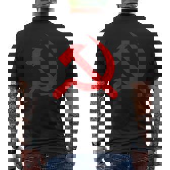 Elímbolo Icónico Del Comunismo -Intage Camiseta Hombre Estampado Espalda - Regaloses