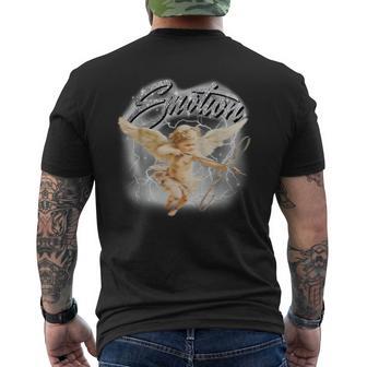 Emotion Cupid Angel Y2k Graphic Aesthetic Streetwear Men's T-shirt Back Print - Thegiftio UK