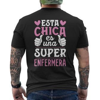 Enfermera Esta Chica Es Unauper Enfermera Camiseta Hombre Estampado Espalda - Regaloses