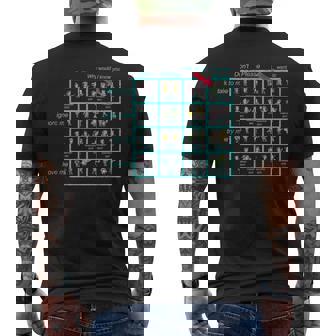 Enfj パーソナリティチャート インスピレーション グッズ メンズTシャツ バックプリント - Kawaiitshirt