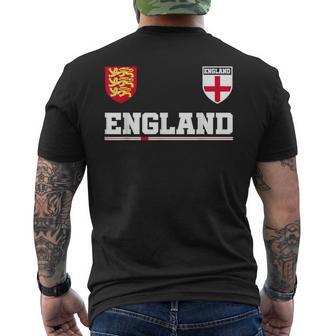 England English London British United Kingdom Uk Men's T-shirt Back Print | Mazezy