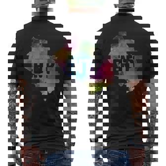 Entp Extrovert Myers Briggs パーソナリティタイプ 水彩画 メンズTシャツ バックプリント - Kawaiitshirt