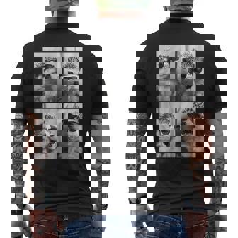 Entzückenden Lustige Igelonnenbrille Tierfoto Waldtier T-Shirt mit Rückendruck - Seseable