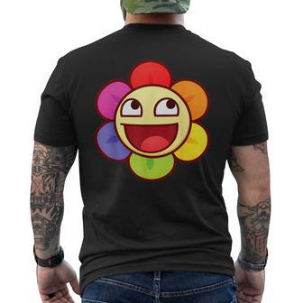 Epic Face Y2k Streetwear Emo Men's T-shirt Back Print - Thegiftio UK