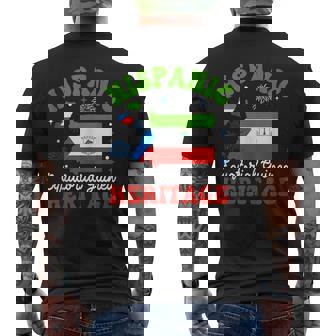 Equatorial Guinea Pride Flag Hispanic Heritage Month Tank Top Men's Back Print T-Shirt | Mazezy