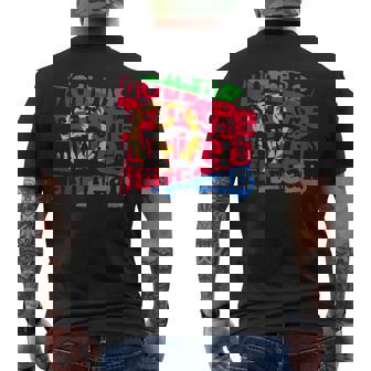 Eritrea Nothing Scares Me My Wife Is Eritrean Tank Top Men's Back Print T-Shirt | Mazezy