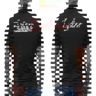 Erskine South Carolina Christian Faith Vintage Varsity Men's Back Print T-Shirt | Mazezy