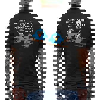 Erzähl Was Mitonne -Onne Kacke Xögelogel Liebe Fun T-Shirt mit Rückendruck - Geschenkecke