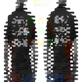 Esthetician St Patrick's Day Skin Therapist Aesthetician Men's T-shirt Back Print - Thegiftio