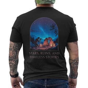 Estrellas Ruinas Historia Fotografía Del Cosmos Camiseta Hombre Estampado Espalda - Regaloses