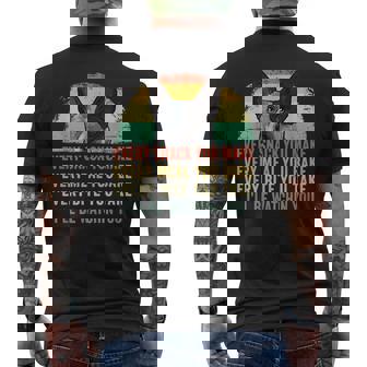 Every Snack You Make Australian Cattle Dog Mom Dad Men's Back Print T-Shirt | Mazezy