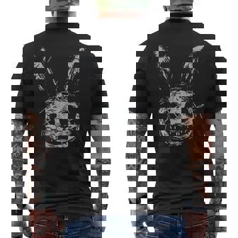 Evil Scary Bunny Rabbit Alt Goth Grunge Horror Aesthetic Men's T-shirt Back Print - Monsterry