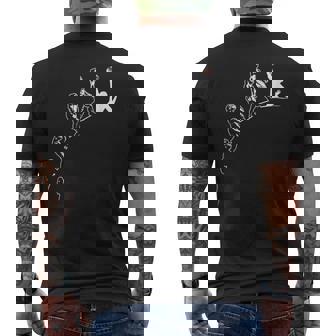 Evolution Water Polo Water Polo Player Silhouette Trainer Men's Back Print T-Shirt | Mazezy