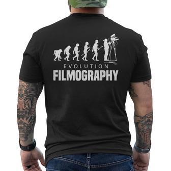 Evoluzione Del Cinema Filmografia T-shirt da uomo con stampa posteriore - Novitaregali