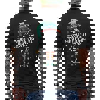 Exhibition Drill Elf Christmas Group Xmas Pajama Party Tank Top Men's Back Print T-Shirt | Mazezy