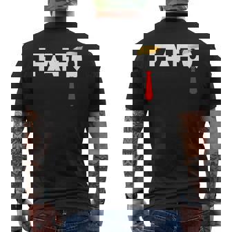 Fafo F Around Find Out Trump Guilty Af Anti-Trump 2025 Men's T-shirt Back Print - Thegiftio