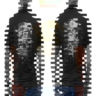 Fairy Grunge Fairycore Y2k Skulls Dainty Butterflies Gothic Men's T-shirt Back Print | Mazezy