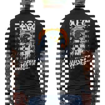 Falcon Whisperer Falconer Falcon Lover And Nature Fan Tank Top Men's Back Print T-Shirt | Mazezy