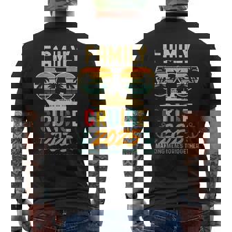 Family Cruise 2025 Summer Vacation Matching Group Men's T-shirt Back Print - Monsterry