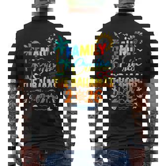 Family Cruise The Bahamas 2026 Summer Matching Vacation Men's Back Print T-Shirt | Mazezy