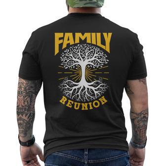 Family Reunion Meeting Families Gathering Family Men's T-shirt Back Print - Thegiftio UK
