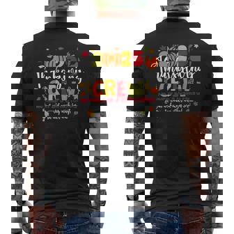 Family Thanksgiving 2024 Thanksgiving Crew Turkey Matching Men's T-shirt Back Print - Thegiftio