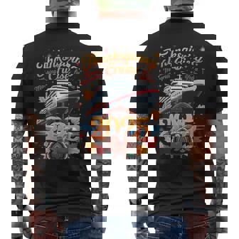 Family Thanksgiving Cruise 2025 Vacation Trip Ship Matching Men's Back Print T-Shirt | Mazezy