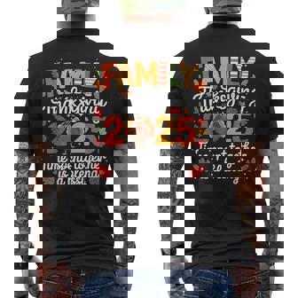 Family Thanksgiving Matching Family 2025 Thanksgiving Crew Men's T-shirt Back Print | Seseable CA