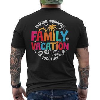 Family Vacation 2026 Beach Matching Family Summer Vacation Men's T-shirt Back Print | Seseable UK