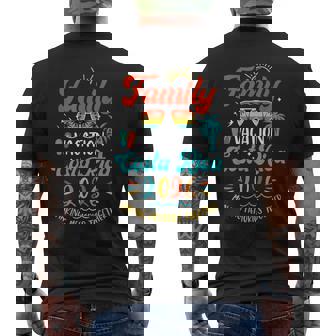 Family Vacation 2026 Costa Rica Matching Summer Vacation Men's Back Print T-Shirt | Mazezy