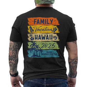 Family Vacation Hawaii 2025 Matching Group Vacation Men's T-shirt Back Print | Seseable UK