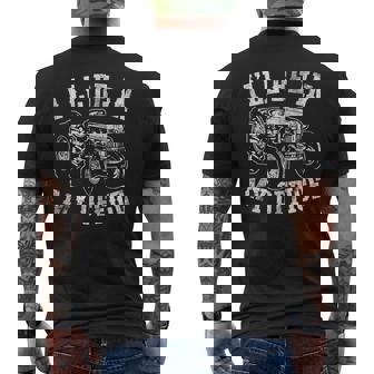 Farming Farm Tractor I'Ll Be In My Office Humor Farmer Tank Top Men's Back Print T-Shirt | Mazezy