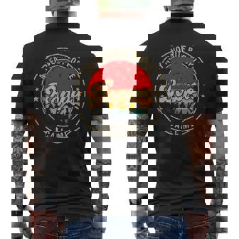 My Favorite People Call Me Boppa Retro For Papa Grandpa Men's Back Print T-Shirt | Mazezy