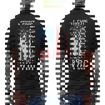 My Favorite Veteran Is My Dad Father Thank You Veterans Men's T-shirt Back Print | Mazezy