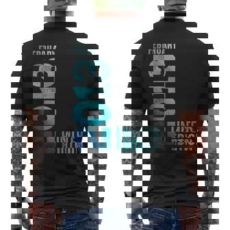 Febbraio 2013 Edizione Limitata 2013 Compleanno 2013 T-shirt da uomo con stampa posteriore - Novitaregali