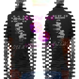 Feelin' Lucky Casino Dice Craps Poker Retro Graphic Men's Back Print T-Shirt | Mazezy