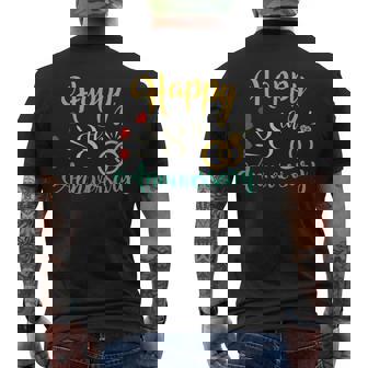 Feliz Octavo Aniversario Que Empareja Parejas Octavo Aniversario Camiseta Hombre Estampado Espalda - Regaloses