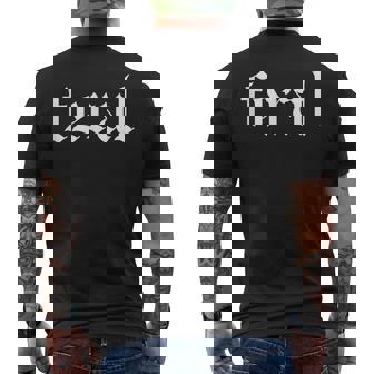 Feral Vintage Oldschool Men's T-shirt Back Print | Mazezy