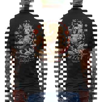 Festive 2026 Crazy Horse Lady Wild Soul Calm Heart Fortune Tank Top Men's Back Print T-Shirt - Monsterry