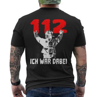Feuerwehr Rentner Rente Ruhestand Abschied Feuerwehr T-Shirt mit Rückendruck - Geschenkecke