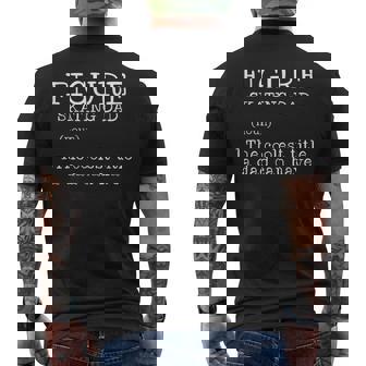 Figure Skating Dad The Coolest Title Ever Fathers Day Men's Back Print T-Shirt | Mazezy