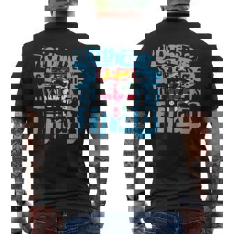 Fiji Nothing Scares Me My Wife Is Fijian Men's Back Print T-Shirt | Mazezy